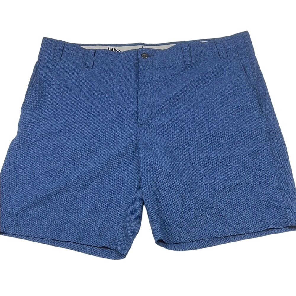 Callaway Performance‎ Flat Front Golf Shorts Mens Size 40 Blue Athletic Outdoor
